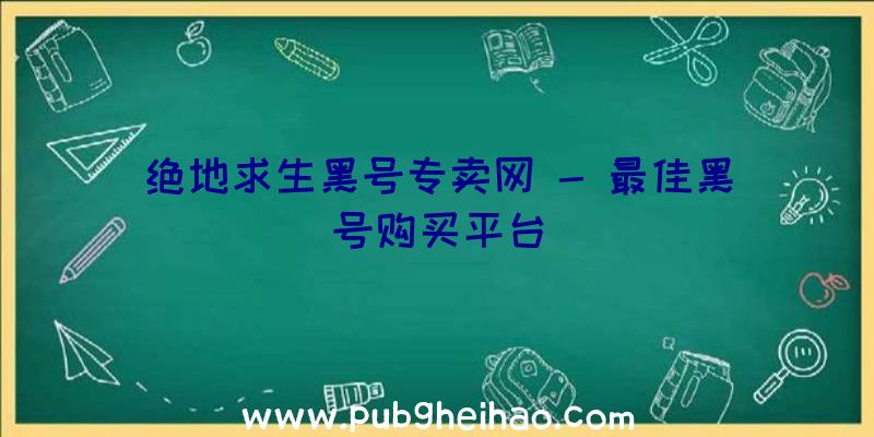 绝地求生黑号专卖网